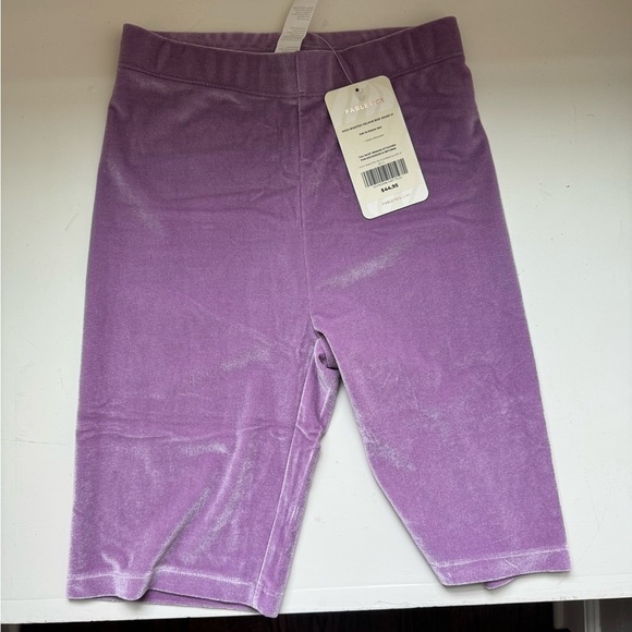Nwt purple velvet biker shorts - Picture 1 of 2